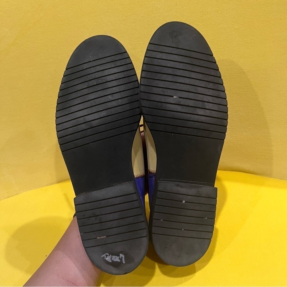 BALLY Color Block Flat Shoes size 37. - Picture 7 of 17